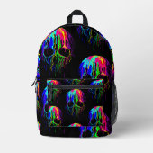 Sac À Dos Imprimé peinture goutte à goutte arc-en-ciel Dégustation d (Recto)