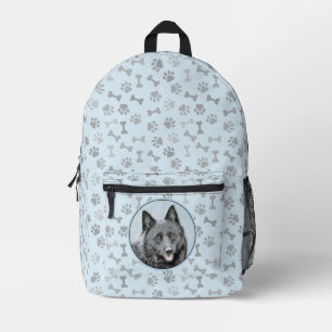 Sac À Dos Imprimé Peinture Schipperke - Cute Original Chien Art