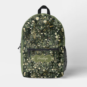 Sac À Dos Imprimé Pénélope Fleur de marais foncés