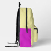 Sac À Dos Imprimé Pengu Happy Penguin Kids Pink-Yellow (Gauche)