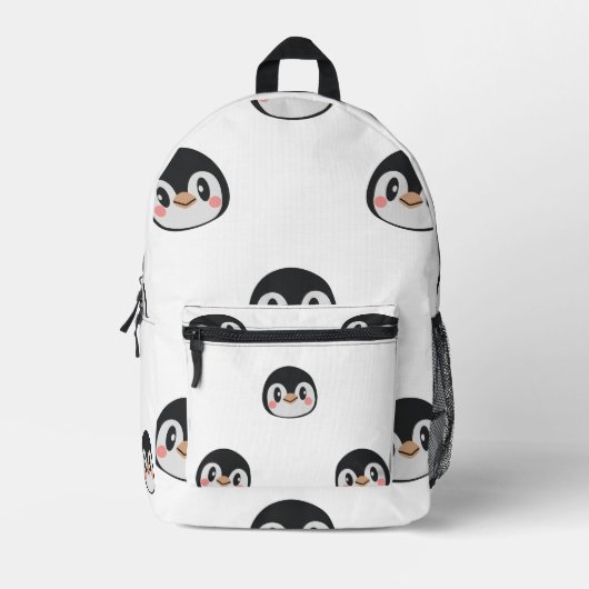 Sac À Dos Imprimé Penguin lover's backpack, Kids' penguin backpack (Recto)