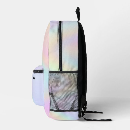 Sac À Dos Imprimé Pentes pastel abstraites (Droite)
