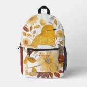 Sac À Dos Imprimé Perche pétale (Recto)