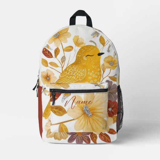 Sac À Dos Imprimé Perche pétale (Recto)