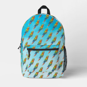 Sac À Dos Imprimé Perroquet