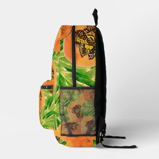 Sac À Dos Imprimé Persimon Jungle (kaki) (Droite)