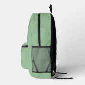 Sac À Dos Imprimé Personalised Green Kids Back to School (Droite)