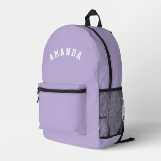 Sac À Dos Imprimé Personalised Lilac Kids Back to School