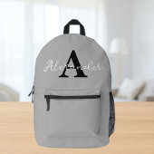 Sac À Dos Imprimé Personalised Name Initial Backpack