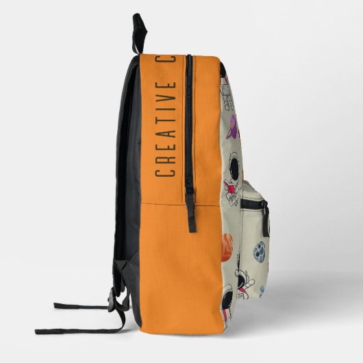 Sac À Dos Imprimé Personalized Astronauts and Planets Back to School (Gauche)