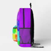 Sac À Dos Imprimé Personalized Crayon Blocks Kids (Droite)