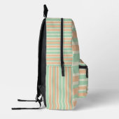 Sac À Dos Imprimé Personalized Horizontal Stripe Backpack (Gauche)