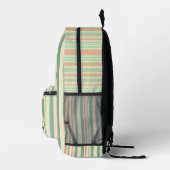 Sac À Dos Imprimé Personalized Vertical Stripe Backpack (Droite)