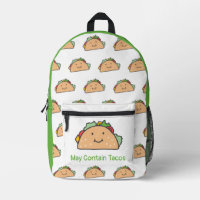 Personnalisable Peut Contenir Tacos Happy Taco