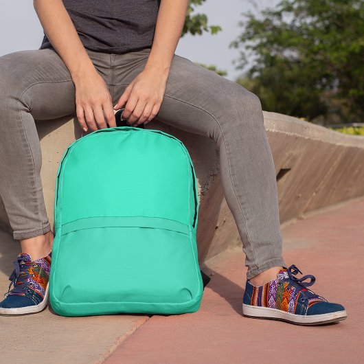 Sac À Dos Imprimé Personnalisation Turquoise