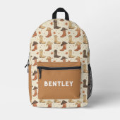 Sac À Dos Imprimé Personnalisé Cowboy Western (Recto)