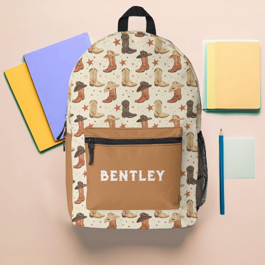 Sac À Dos Imprimé Personnalisé Cowboy Western