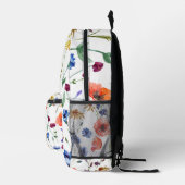Sac À Dos Imprimé Personnalisé Elegant Boho Floral Fleur sauvage (Droite)