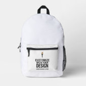 Sac À Dos Imprimé Personnalisé Entreprise Marque de l'entreprise (Recto)