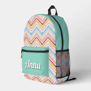 Sac À Dos Imprimé Personnalisé Joli Coloré Moderne Fille Arc-en-ciel