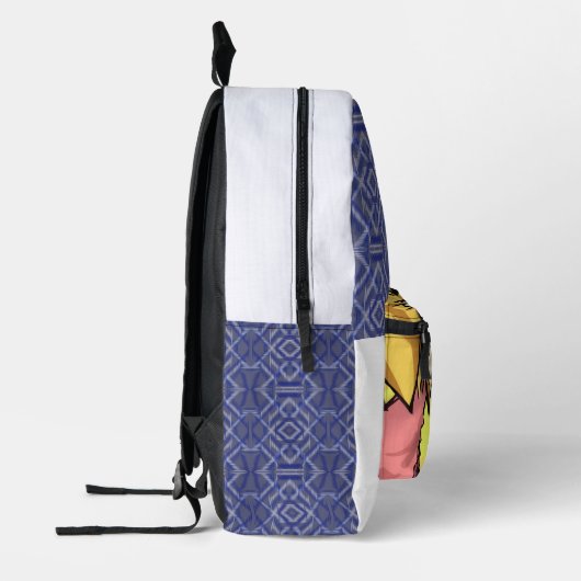 ・ Sac à dos imprimé personnalisé | Ruc graphique p (Gauche)