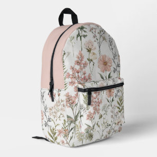 Sac À Dos Imprimé Pétales Sereins