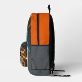 Sac À Dos Imprimé Petit danseur en Neon Swirl projeter dynamique urb (Droite)