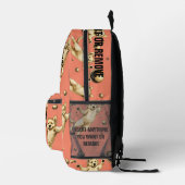 Sac À Dos Imprimé Photo ronde et texte Chiens astronautes dans l'esp (Droite)