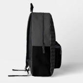Sac À Dos Imprimé Pi Math Étudiant Nerd Enseignant Black Grey Monogr (Gauche)