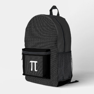 Sac À Dos Imprimé Pi Math Nerd Science Enseignant étudiant Black Gre
