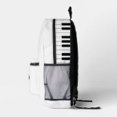 Sac À Dos Imprimé Piano Music Love - backpack (Droite)