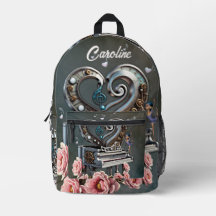 Piano Steampunk avec coeur