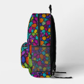 Sac À Dos Imprimé Pierres colorées abstraites (Droite)