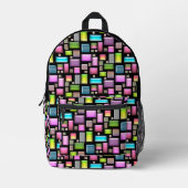 Sac À Dos Imprimé Pierres précieuses et mère de perle (Recto)