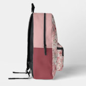 Sac À Dos Imprimé Pink cherry blossom monogram (Gauche)