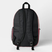 Sac À Dos Imprimé Pink cherry blossom monogram (Verso)