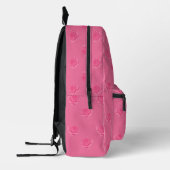 Sac À Dos Imprimé Pink roses (Gauche)
