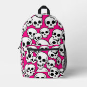 Sac À Dos Imprimé Pink Skull Pattern Backpack (Recto)