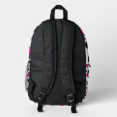 Sac À Dos Imprimé Pink Skull Pattern Backpack (Verso)