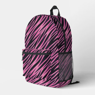 Sac À Dos Imprimé Pink Zebra Stripe