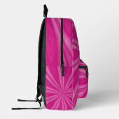 Sac À Dos Imprimé Pink Zig Zag Christian Cross Personnalisé (Gauche)