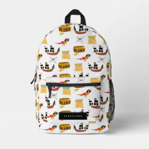 Sac À Dos Imprimé Pirate Ship Treasure Motif à thème de coffre