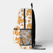 Sac À Dos Imprimé Pizza et tranches de cool motif sur blanc (Droite)