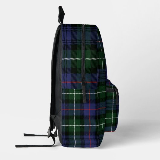 Sac À Dos Imprimé Plaid Green Purple Check MacKenzie Tartan (Gauche)