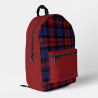 Plaid Purple et Bourgogne Rustique MacLachlan Tart