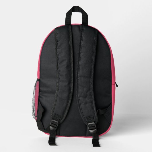 Sac À Dos Imprimé Plaid rose et vert (Verso)