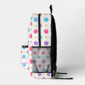 Sac À Dos Imprimé Plaisant Polka Dot rose violet bleu (Droite)