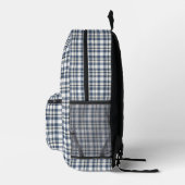 Sac À Dos Imprimé Plat bleu blanc 1 (Droite)