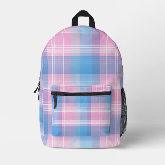 Sac À Dos Imprimé Plat rose (Recto)