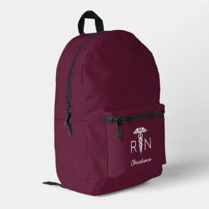 Sac À Dos Imprimé Plum de graduation des infirmières autorisées de l